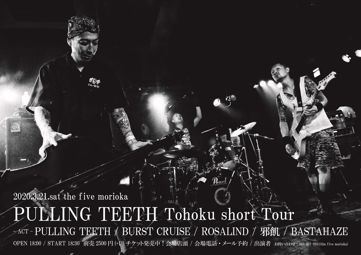 PULLING TEETH Tohoku short Tour